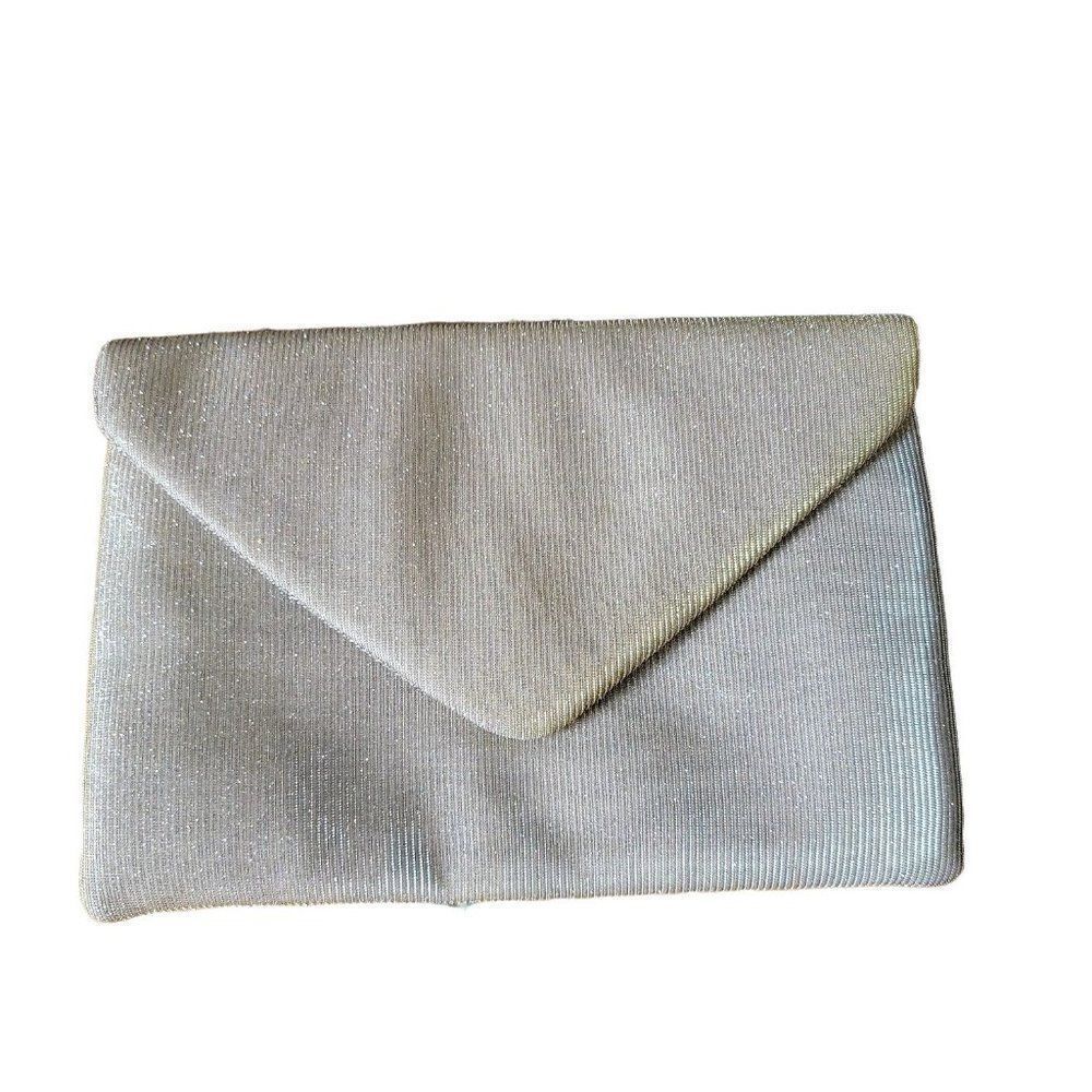A New Day Womens Silver Gold Shimmer Chain Strap Crossbody Bag One Size